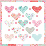 Sweet Shoppe Hearts on Point Quilt Free Pattern Project Image Sweet Shoppe Hearts on Point Quilt Free Pattern Project Image