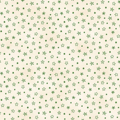 Christmastime MAS11098-EG Cream/Green Robin Kingsley Fabric Image