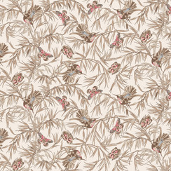 Meadow Blush MAS11134-W White Maywood Studio Fabric Image