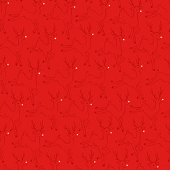 Merry Mix MASM11112-R Red Maywood Studio Fabric Image