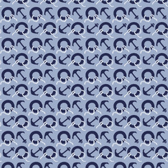 Regatta Days MAS11103-B Blue Maywood Studio Fabric Image