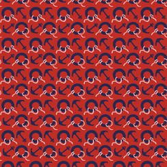 Regatta Days MAS11103-R Red Maywood Studio Fabric Image