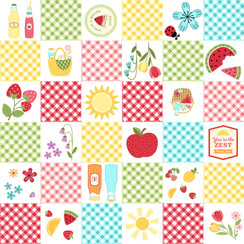 Sippin' on Sunshine MASC11079-Z Multi  Kimberbell Fabric Image
