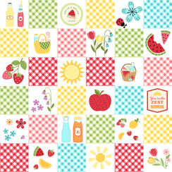 Sippin' on Sunshine MASC11079-Z Multi  Kimberbell Fabric Image