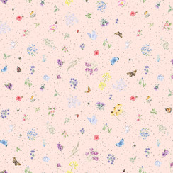 Together is Better MAS11122-P Pale Pink Hannah Dale Fabric Image