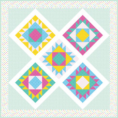 Colorblock Party Briar Point Quilt Small Project Image