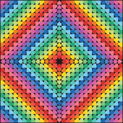 Colorblock Hot Air Quilt Project Image
