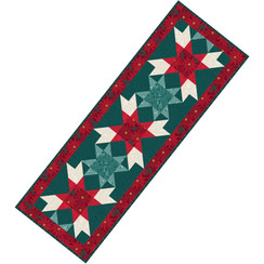Holiday Stitches Bright Stars Runner Free Pattern Project Image