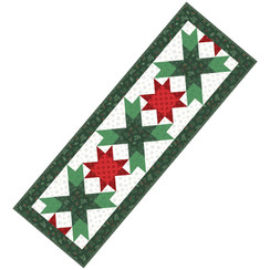 Merry Mix Bright Stars Runner Free Pattern Project Image