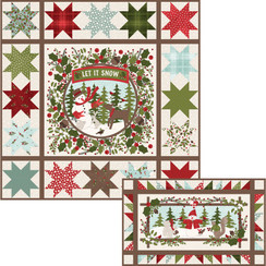 Snowtop Mountain Flannel Snowtop Mountain Wall Hanging and Runner Set Project Image