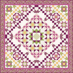 Flower Garden Square Quilt Project Image