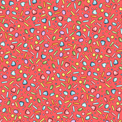 Dessert First MAS11227-R Rose Red Kris Lammers Fabric Image