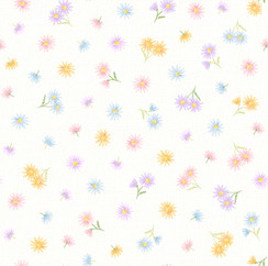 Gathering Sun MAS11193-W White Maywood Studio Fabric Image