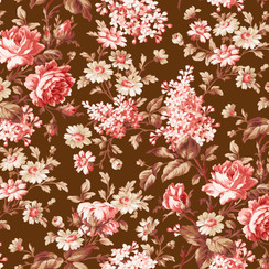 Madder Rose MAS11310-A Brown Maywood Studio Fabric Image