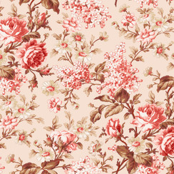 Madder Rose MAS11310-E Cream Maywood Studio Fabric Image