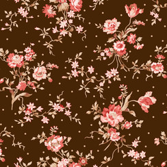 Madder Rose MAS11311-A Brown Maywood Studio Fabric Image