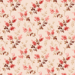 Madder Rose MAS11312-E Cream Maywood Studio Fabric Image