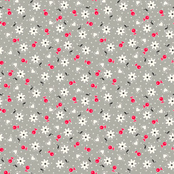Dear Sweetheart MAS11393-K Gray Maywood Studio Fabric Image