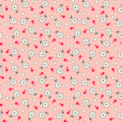 Dear Sweetheart MAS11393-P Pink Maywood Studio Fabric Image