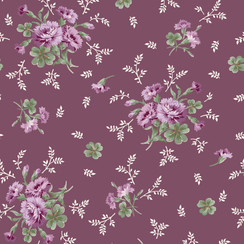 Courtland MAS11321-V Plum Maywood Studio Fabric Image