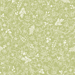 Cottontail Farm MAS10842-G Green Kimberbell Fabric Image
