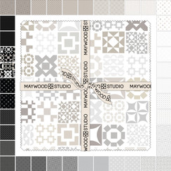 Colorblock Party Neutrals SQ-MASCOPN  Maywood Studio Ruler Image