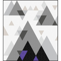 Colorblock Party Neutrals Peakview Quilt Project Image