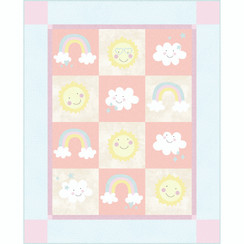 Little Lambies Woolies Flannel Sunny Skies Quilt Kit Project Image