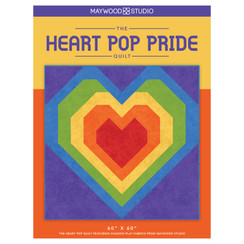 Shadow Play Heart Pop Quilt Free Pattern Cover Image