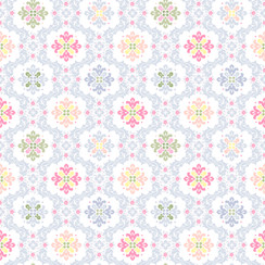 Garden Club MAS11473-B Blue Maywood Studio Fabric Image
