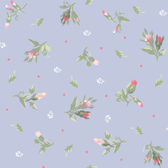 Garden Club MAS11474-B Blue Maywood Studio Fabric Image