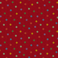 Penny Flower Flannel MASF11433-R Red Bonnie Sullivan Fabric Image