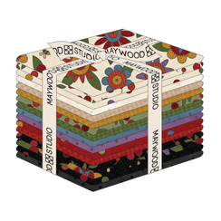 Penny Flower Flannel FQ-MASPEFF  Bonnie Sullivan Fabric Image