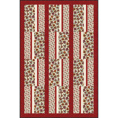 Penny Flower Flannel Changing Lanes Quilt Project Image