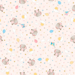 Ahoy Pals MAS11522-P Pink Maywood Studio Fabric Image