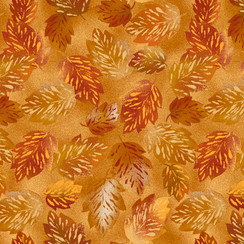 Hazelwood MAS11302-S Gold Maywood Studio Fabric Image