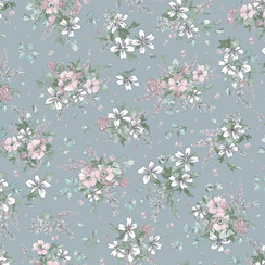 Morning Mist MAS11451-B Blue Maywood Studio Fabric Image