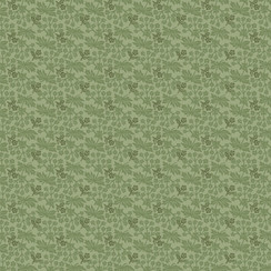 Printed Garden MAS11368-G Green Susie Hetherington Fabric Image