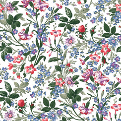 Sweetbriar MAS11442-W White Maywood Studio Fabric Image