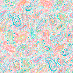 Marisol MAS11492-WZ White/Multi Maywood Studio Fabric Image