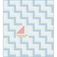 Ahoy Pals Sail On Baby Quilt  Project Image