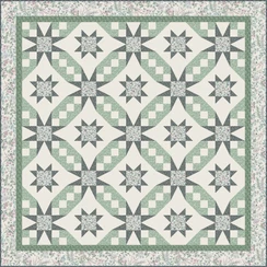 Morning Mist Stars at Sea Quilt  Project Image