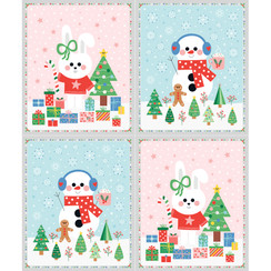 Christmas Break MAS11530-Z Multi Maywood Studio Fabric Image