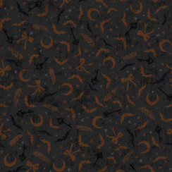 Dark Moon MAS11563-J Black Maywood Studio Fabric Image