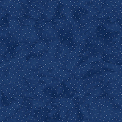 Frosty Friends MAS11485-N Navy Robin Kingsley Fabric Image