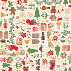 Merry Market MAS11511-E Cream Kimberbell Fabric Image