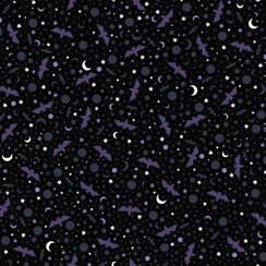 Trick or Sweet MAS11554-J Black Maywood Studio Fabric Image