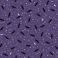 Trick or Sweet MAS11554-V Purple Maywood Studio Fabric Image