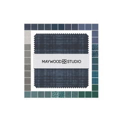 Woolies Flannel - Orange Plaid - by Maywood Studios