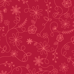Kimberbell Basics MAS8261-R Red Kimberbell Fabric Image